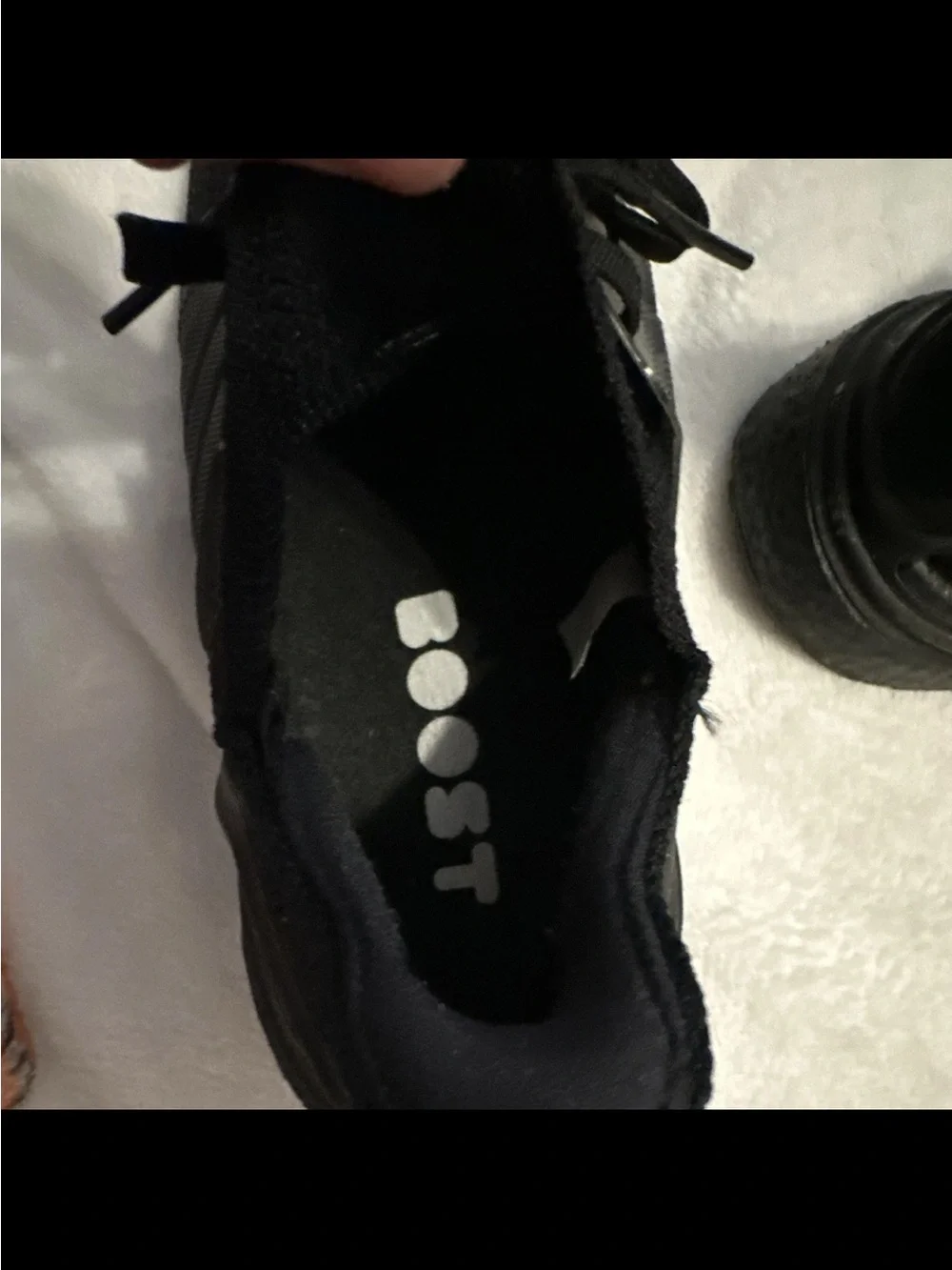 adidas Men’s All-Black Knit Running Sneakers